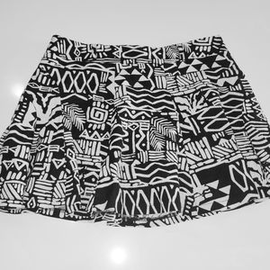 Forever 21 tribal skater skirt